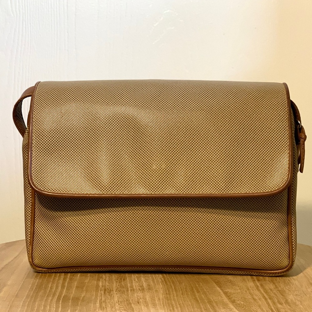 Bottega Veneta Marco Polo Leather Shoulder Bag Tan